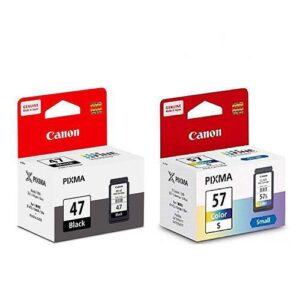 canon cl 57/pg 47 ink cartridge 1 set | black | colour full set multipack for canon