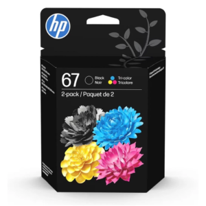 hp 67 ink catridges (black tri color)