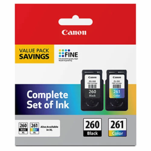 canon pg 260/cl 261 ink catridges